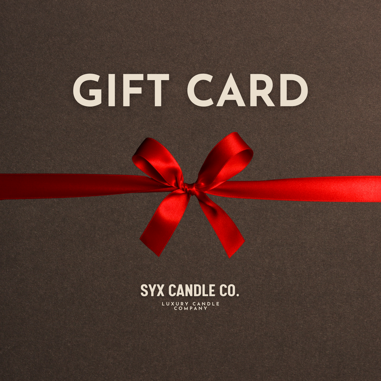 Syx Candle Co. Digital Gift Card offering a thoughtful gift of serenity and self-care for candle lovers, delivered instantly via email